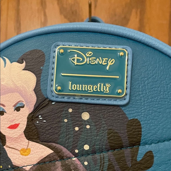 DISNEY X LOUNGEFLY NWT Live-Action Little Mermaid Ariel Mermaid Backpack Bag - Picture 6 of 12